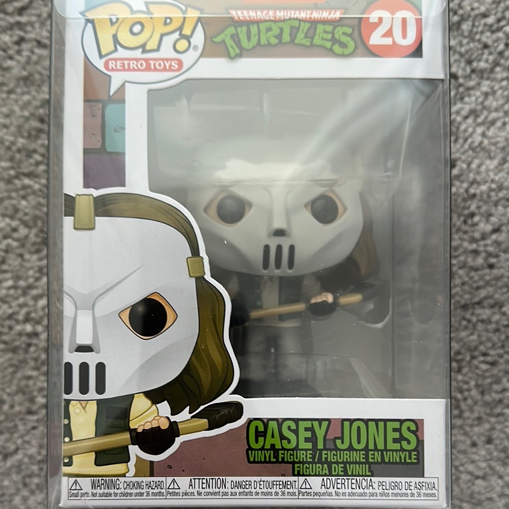 Funko Retro Toys Casey Jones Figure with White Mask